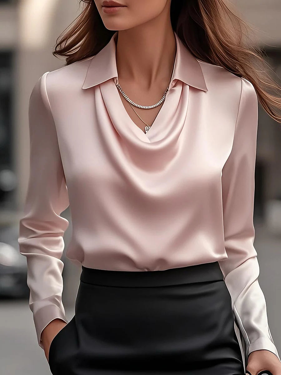 Opal Grace Butter Silk Blouse