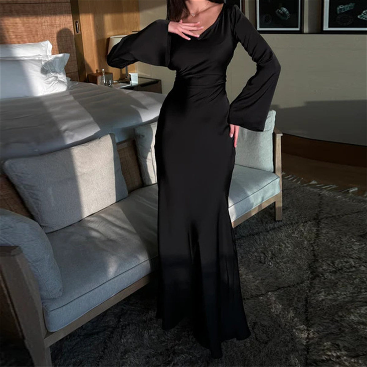 Silk Maxi Dress